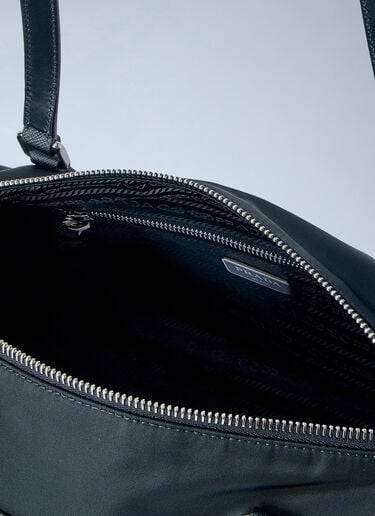 Prada Bauletto Large in Re-Nylon e Saffiano Black pra0264022
