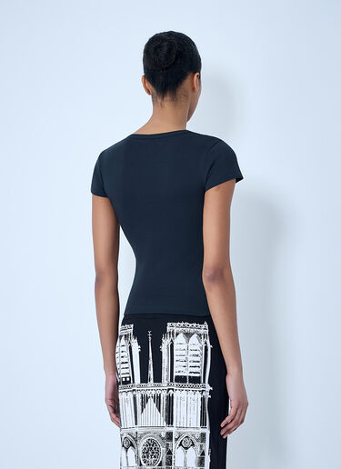 Vaquera Bra-Print T-Shirt Black vaq0264010