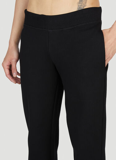 Mowalola Logo Print Track Pants Black mow0352005