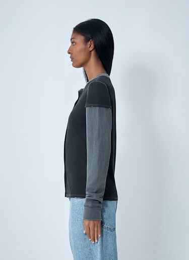 Layered Button-Down Cardigan OUR LEGACY Layered Button-Down Cardigan Grey our0262021