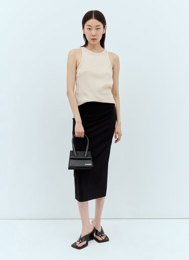 Le Chiquito Moyen ショルダーバッグ Jacquemus Le Chiquito Moyen ショルダーバッグ ブラック jac0250020