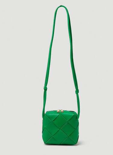 Bottega Veneta Intrecciato 迷你单肩相机包 绿 bov0249127
