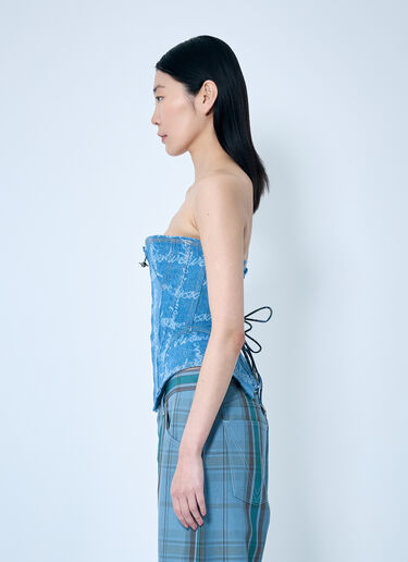 Denim Cobrax Corset Vivienne Westwood Denim Cobrax Corset Blue vvw0259031