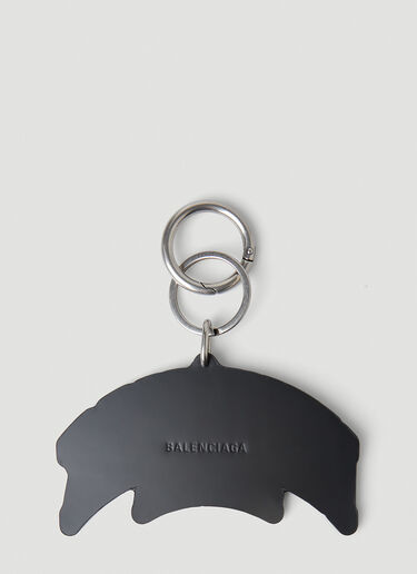 Balenciaga 로고 키체인 블랙 bal0148026