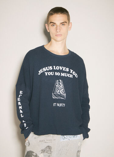Paly Eternal Life Thermal T-Shirt Navy pal0158004