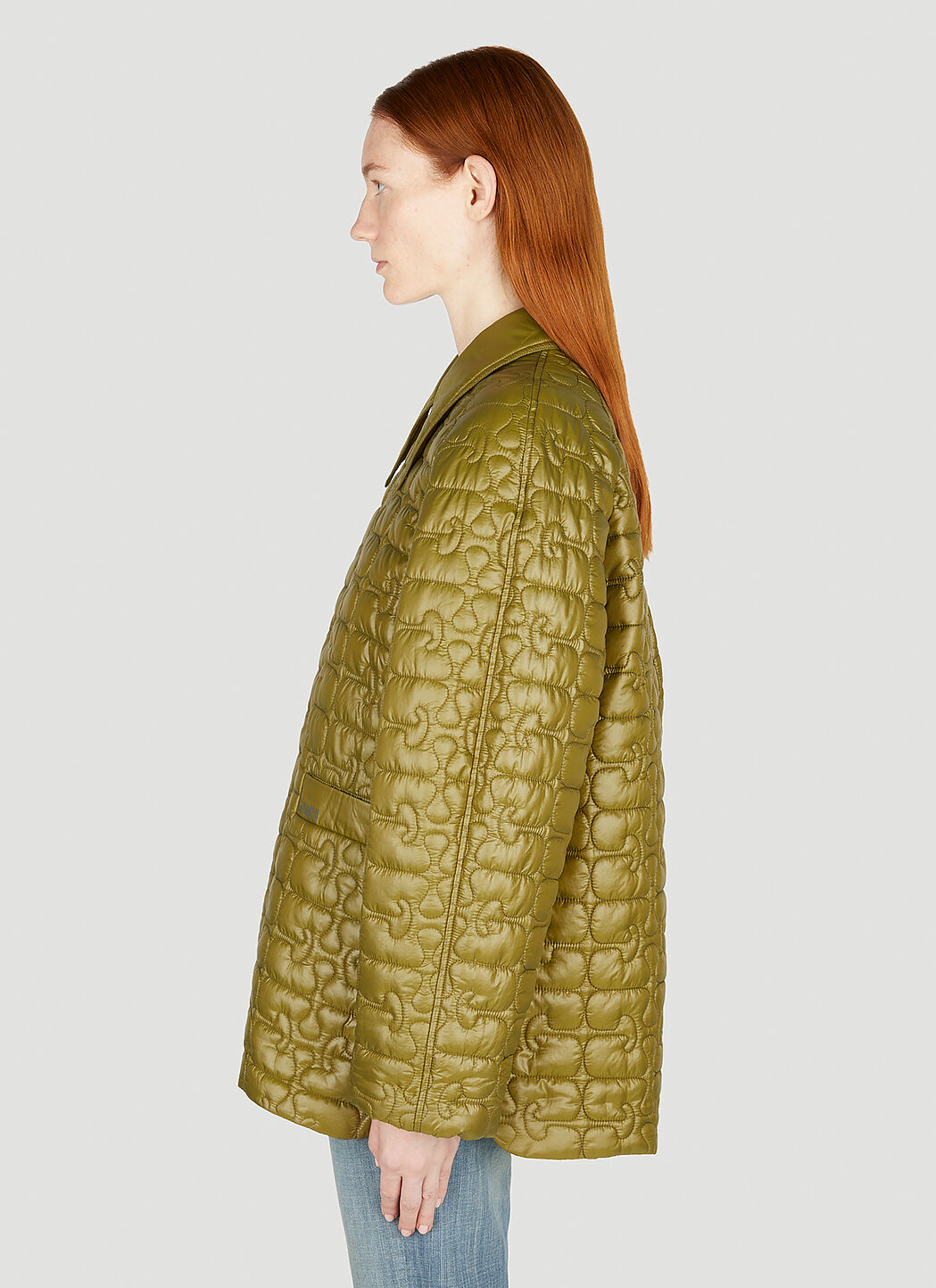 Comme des garcons quilted jacket yellow clearance