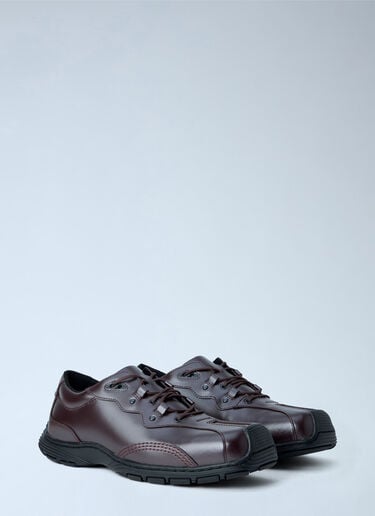 Dr. Martens Aurix 5i Oxblood Satin Finish Leather Lace Ups Burgundy drm0365005