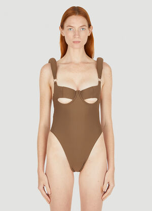 Entire Studios S08 Swimsuit Brown ent0250020