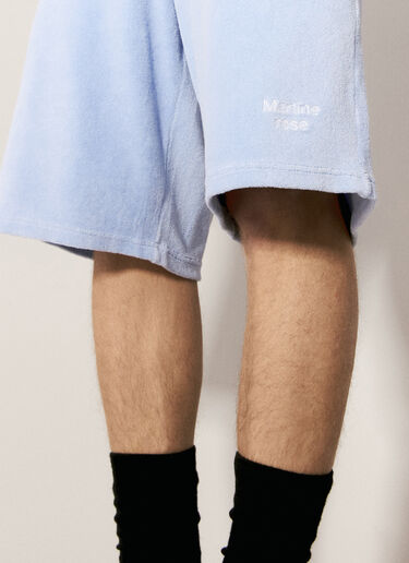 Martine Rose Terry Cloth Shorts Blue mtr0156012