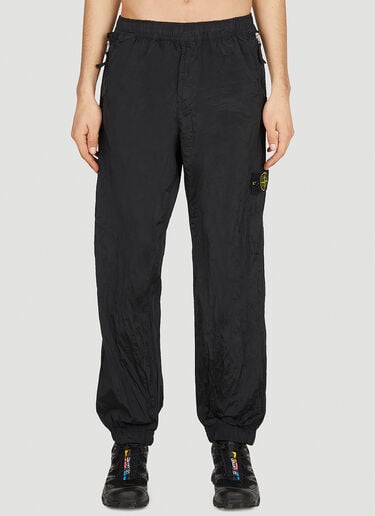 Stone Island Compass Patch Track Pants Black sto0152039