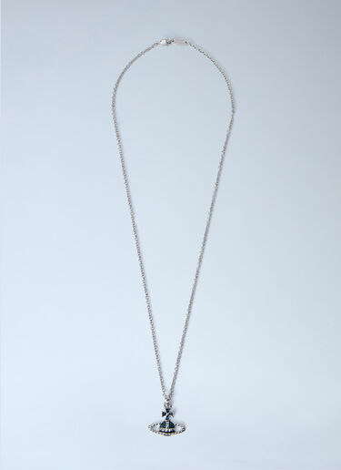 LN-CC® - Vivienne Westwood: Mayfair Bas Relief Pendant Necklace - Silver Vivienne Westwood Mayfair Bas Relief Pendant Necklace Silver vvw0366063