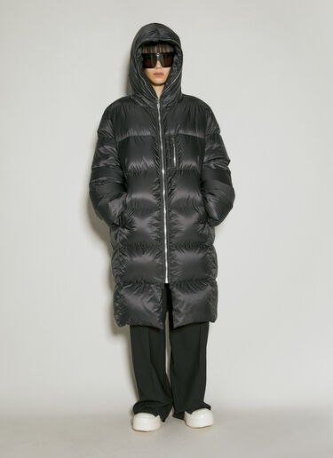 Moncler + Rick Owens Gimp Long Down Coat Black mcs0355005