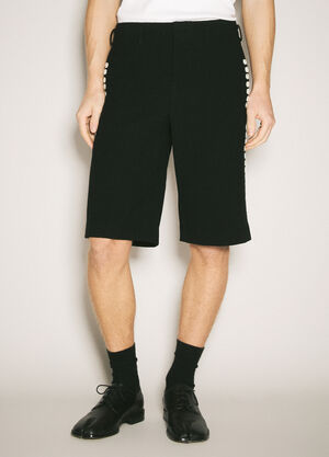 Comme des Garçons Homme Plus Button-Embellished Shorts Black hpl0158007