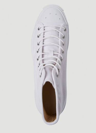 Acne Studios 캔버스 하이탑 스니커즈 화이트 acn0150025
