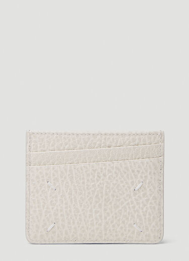 Maison Margiela Signature Stitch Cardholder White mla0151051
