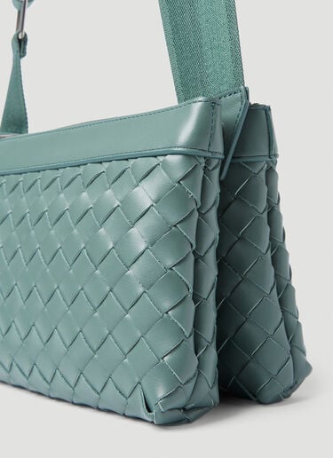 Intrecciato Duo Crossbody Bag Bottega Veneta Intrecciato Duo Crossbody Bag Green bov0155019