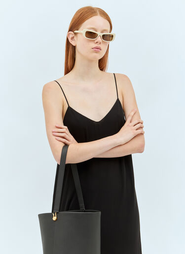 Jacquemus 레 뤼네트 카프리 선글라스  크림 jas0258005