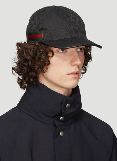 Gucci Original GG Canvas Web Baseball Cap Black guc0135009