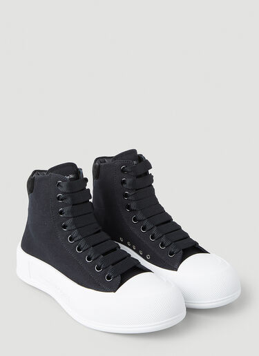 Alexander McQueen Deck High Top Sneakers Black amq0147034