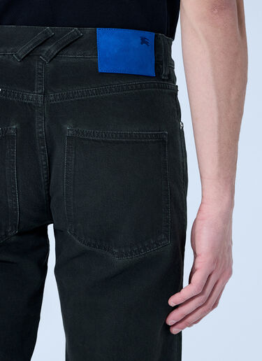 Burberry Logo Patch Jeans Black bur0159043