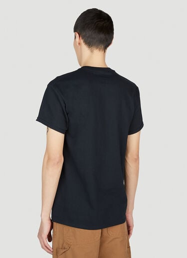 DTF.NYC Cyber Logo Short-Sleeved T-Shirt Black dtf0152002