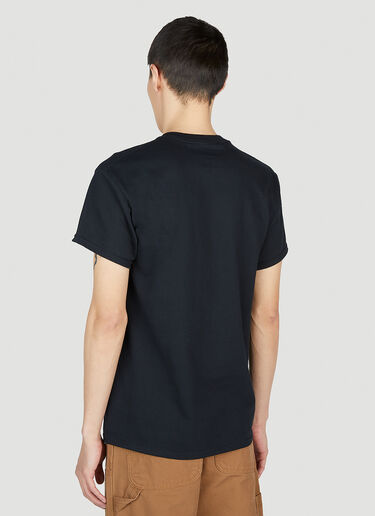 DTF.NYC Cyber Logo Short-Sleeved T-Shirt Black dtf0152002