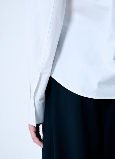 Alexander Wang Deconstructed Button-Down Shirt White awg0259003