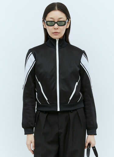 Gucci 平纹针织拉链夹克 黑色 guc0255016