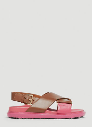 Marni Fussbett Sandals Pink mni0243032