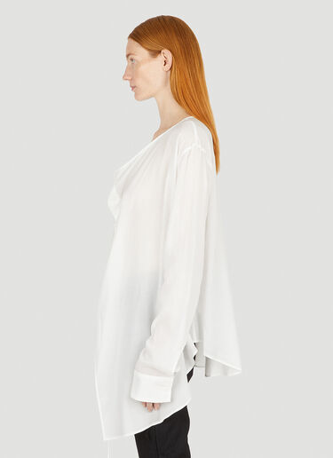 Yohji Yamamoto 正面开衩衬衫 白 yoy0250008