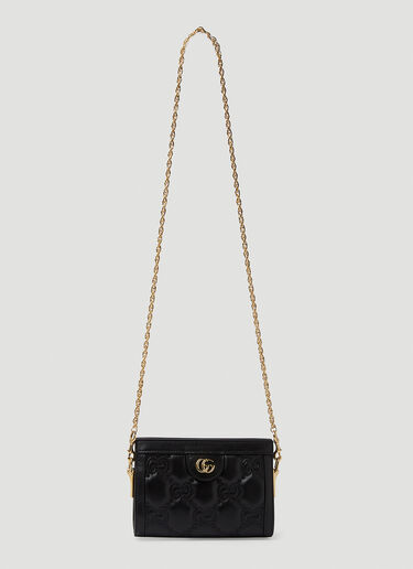 Gucci GG Matelassé Shoulder Bag Black guc0250142