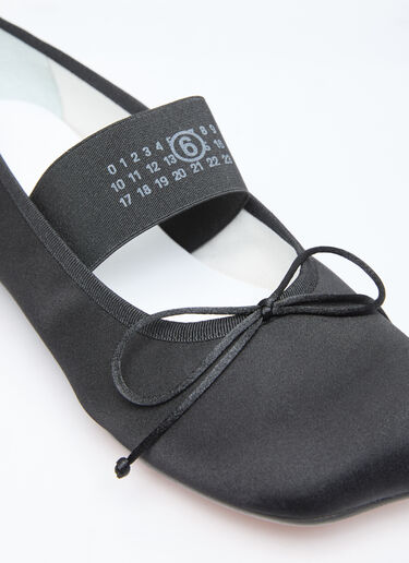 MM6 Maison Margiela Anatomic Ballerina Shoes Black mmm0255021