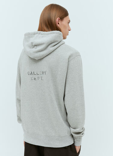 Gallery Dept. Dept Logo Hooded Sweatshirt Grey gdp0152018