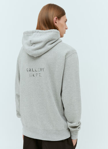 Dept Logo Hooded Sweatshirt Gallery Dept. Dept Logo Hooded Sweatshirt Grey gdp0152018