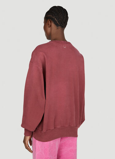 Acne Studios 페이스 패치 스웨트셔츠 레드 acn0351014