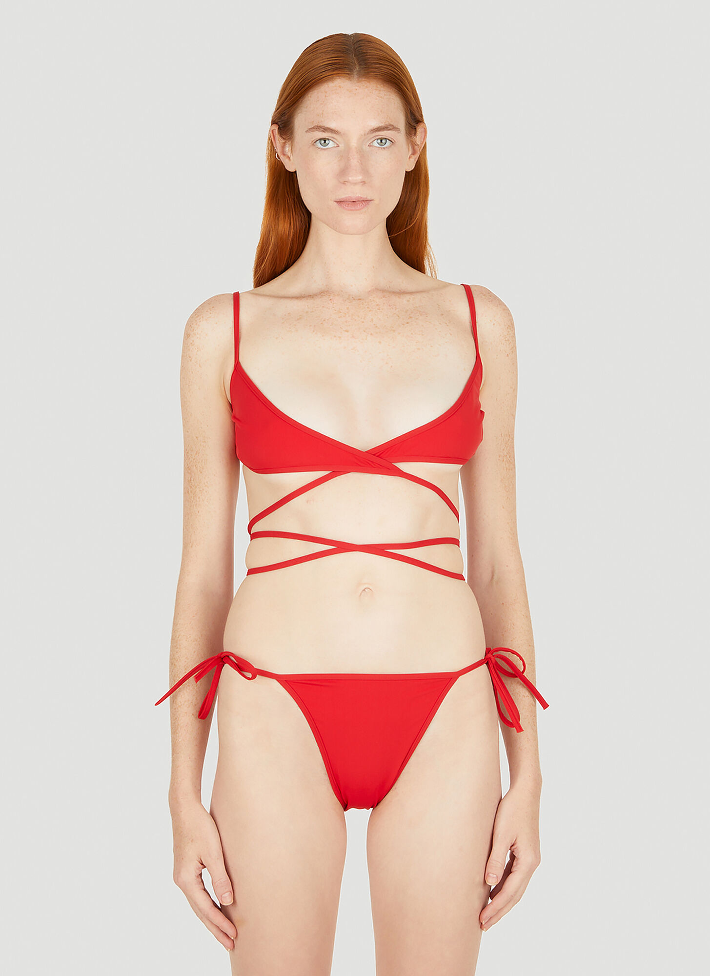 Shop Balenciaga Wrap Bikini Set