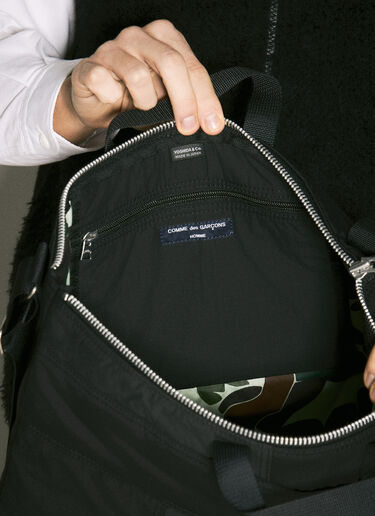 Comme des Garçons Homme 로고 패치 토트백  블랙 cdh0158006