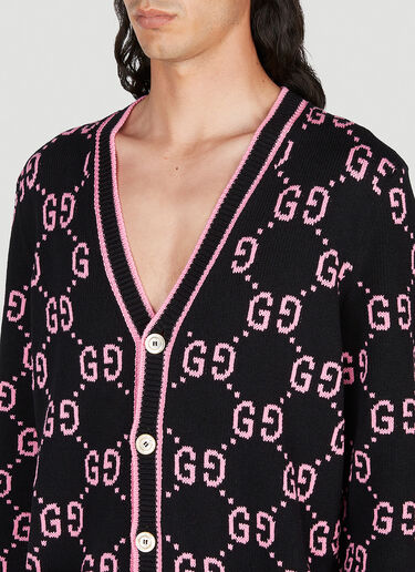 Gucci GG Jacquard Cardigan Black guc0153035