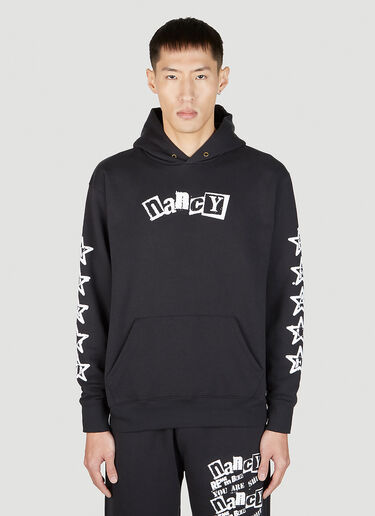 Nancy World Peace Hooded Sweatshirt Black ncy0151005