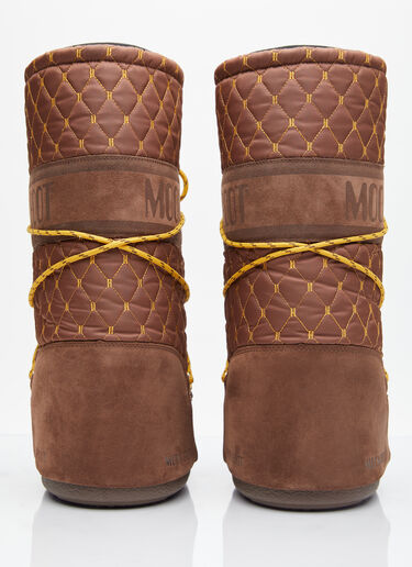 Moon Boot Icon Quilted Boots Brown mnb0355002