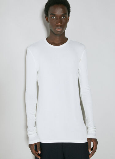 Ann Demeulemeester Greg Slim T-Shirt White ann0154009