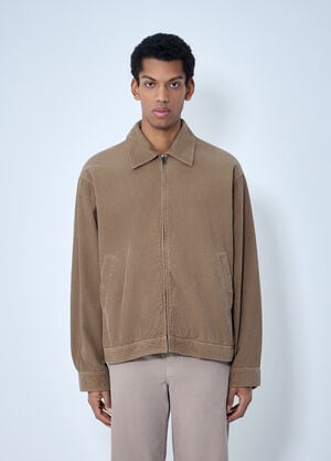 The Row Noggu Jacket Brown row0163003