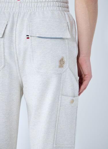 Moncler Grenoble Logo Patch Track Pants White mog0159008