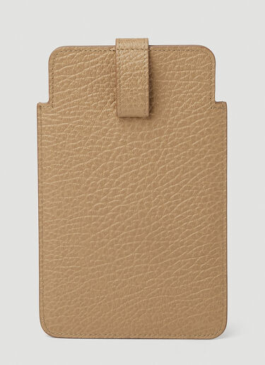 Maison Margiela Signature Stitch Phone Pouch Brown mla0151057