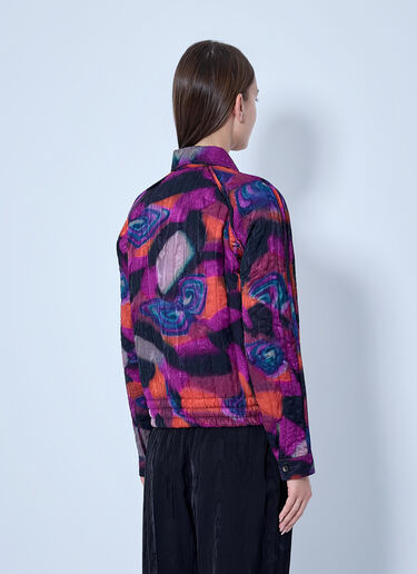 LN-CC® - Dries Van Noten: Button-Down Quilted Jacket - Pink Dries Van Noten Button-Down Quilted Jacket Pink dvn0265002