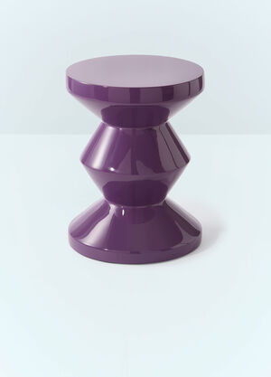 POLSPOTTEN Zig Zag Stool Purple wps0691446