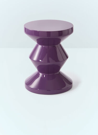 POLSPOTTEN Zig Zag Stool Purple wps0691446
