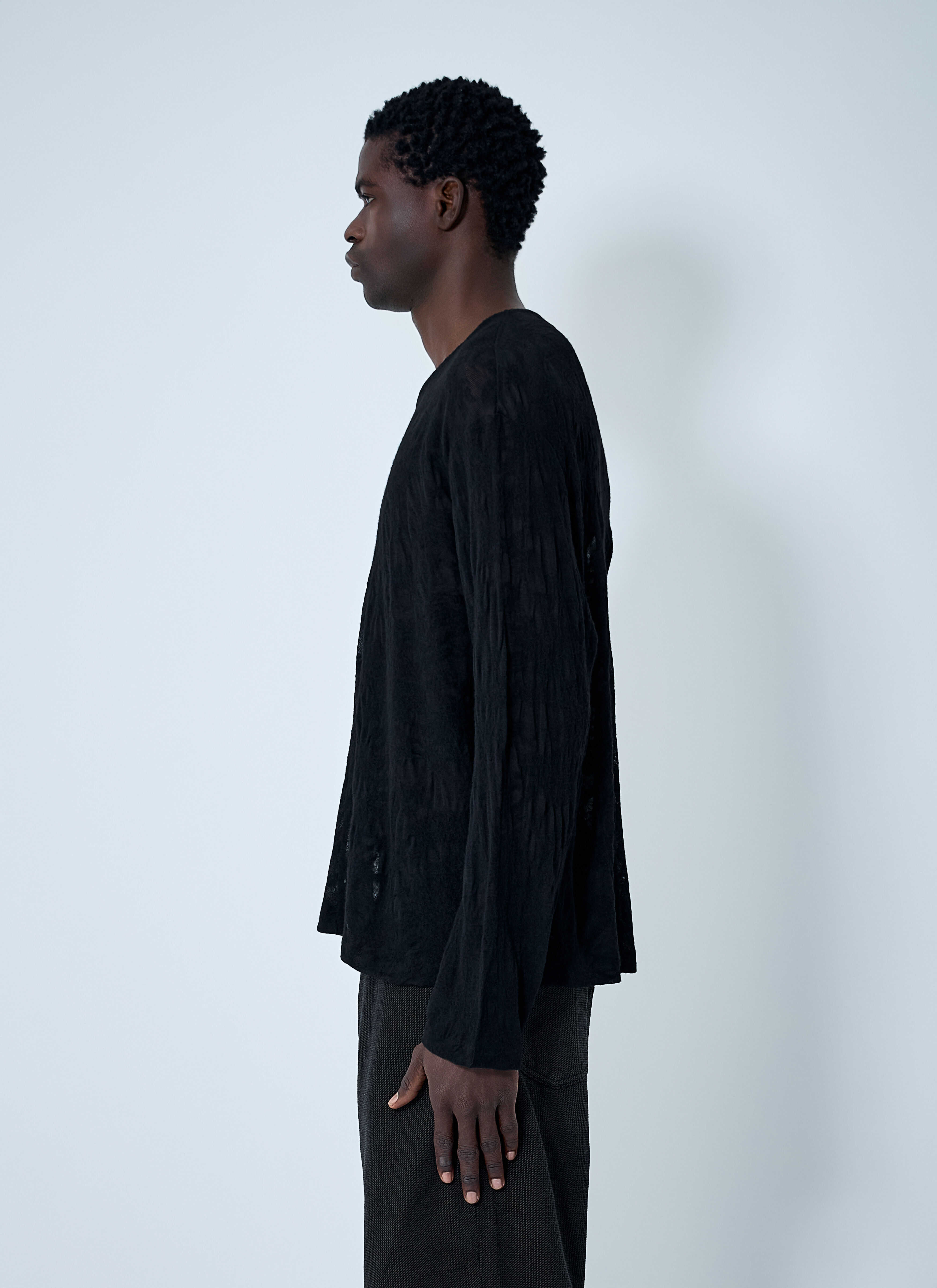 Our Legacy Men's' Double Lock U Sweater in Black | LN-CC®