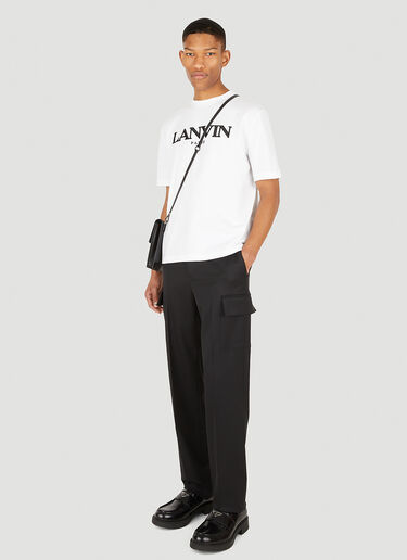 Lanvin ロゴプリントTシャツ ホワイト lnv0147010