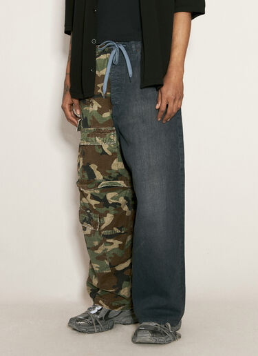 Balenciaga Camo Hybrid Baggy Pants Grey bal0156009